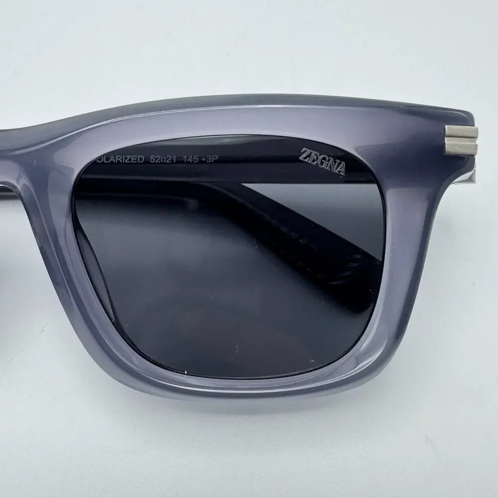 Ermenegildo Zegna Sunglasses EZ0270-F 20D Gray Frame Polarized Gray Lens 52mm